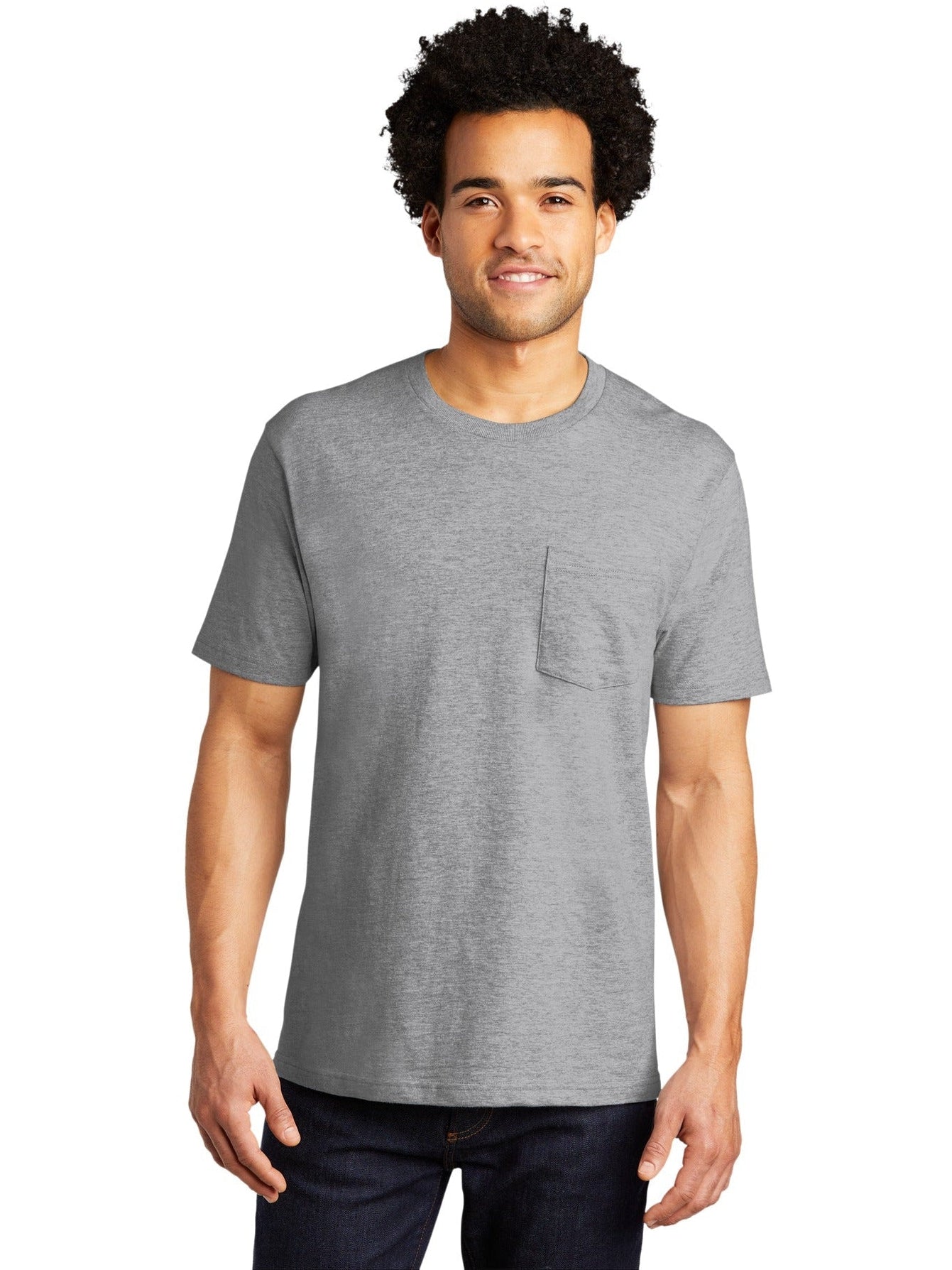 no-logo Port & Company Bouncer Pocket Tee-Regular-Port & Company-Thread Logic