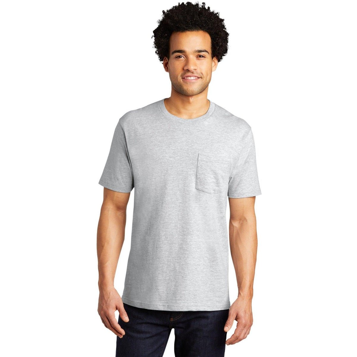 no-logo Port & Company Bouncer Pocket Tee-Regular-Port & Company-Thread Logic