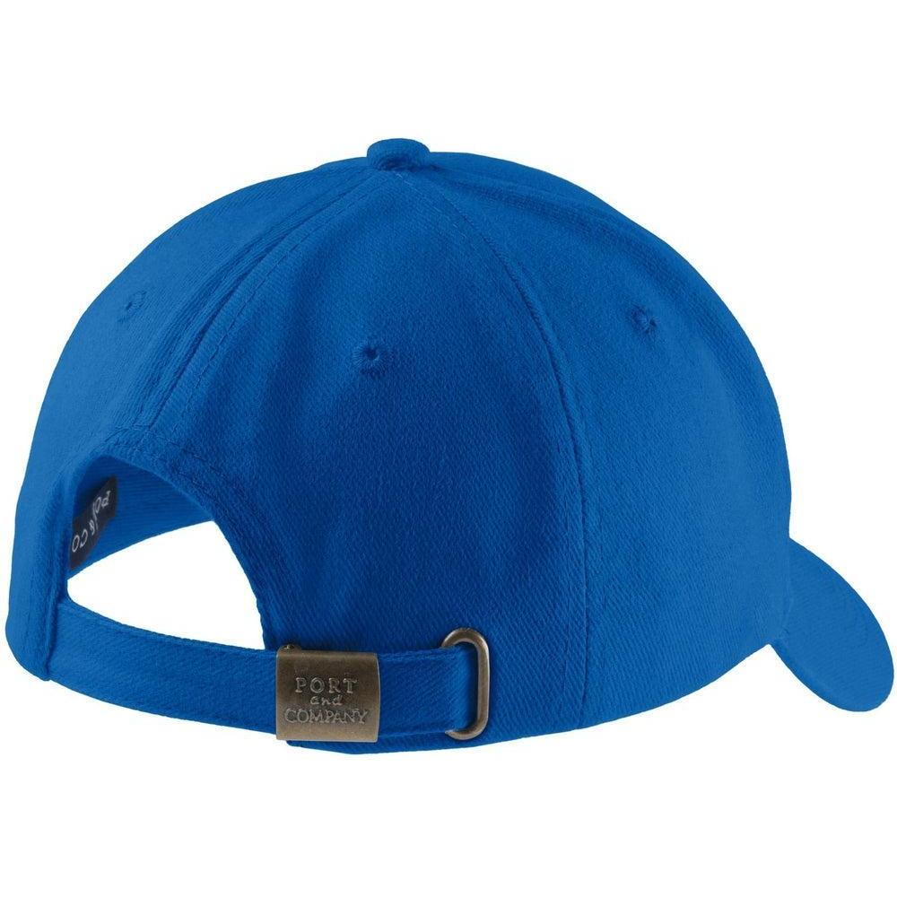 no-logo Port & Company Brushed Twill Cap-Headwear-Port & Company-Thread Logic
