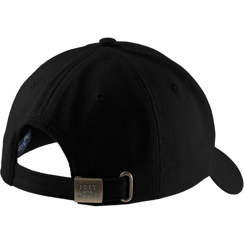 no-logo Port & Company Brushed Twill Cap-Headwear-Port & Company-Thread Logic