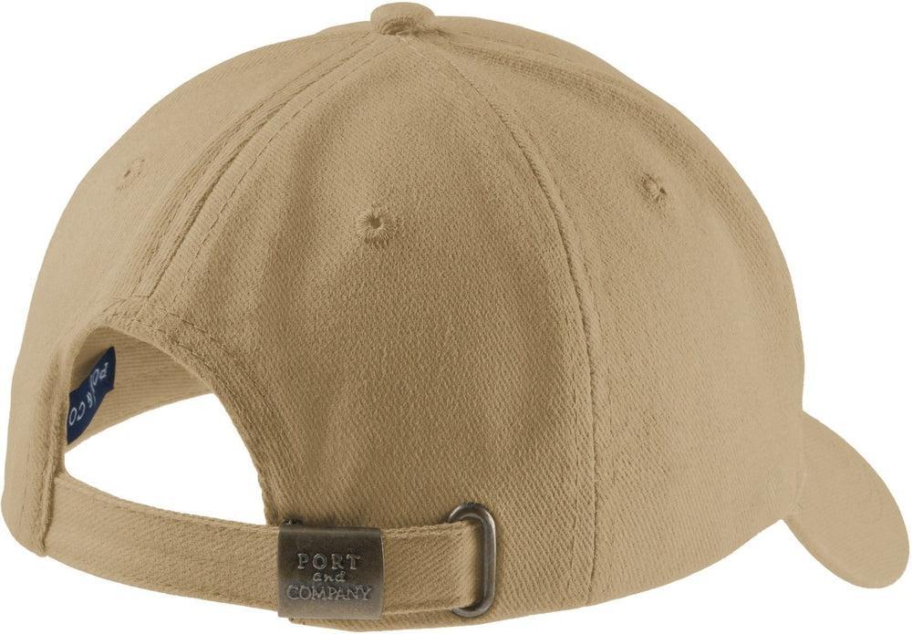 no-logo Port & Company Brushed Twill Cap-Regular-Port & Company-Thread Logic
