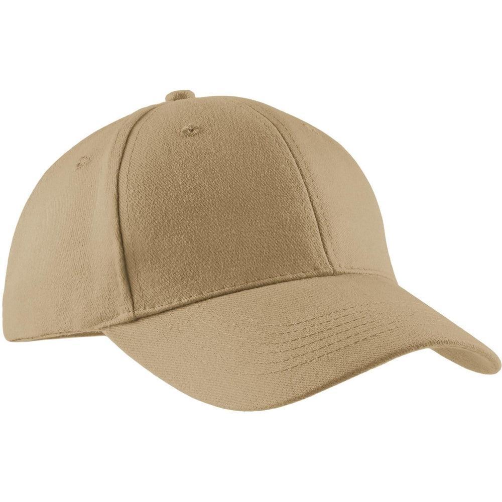 no-logo Port & Company Brushed Twill Cap-Headwear-Port & Company-Thread Logic