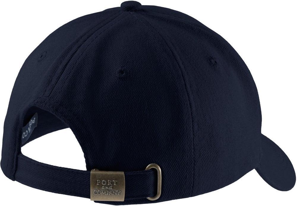 no-logo Port & Company Brushed Twill Cap-Regular-Port & Company-Thread Logic