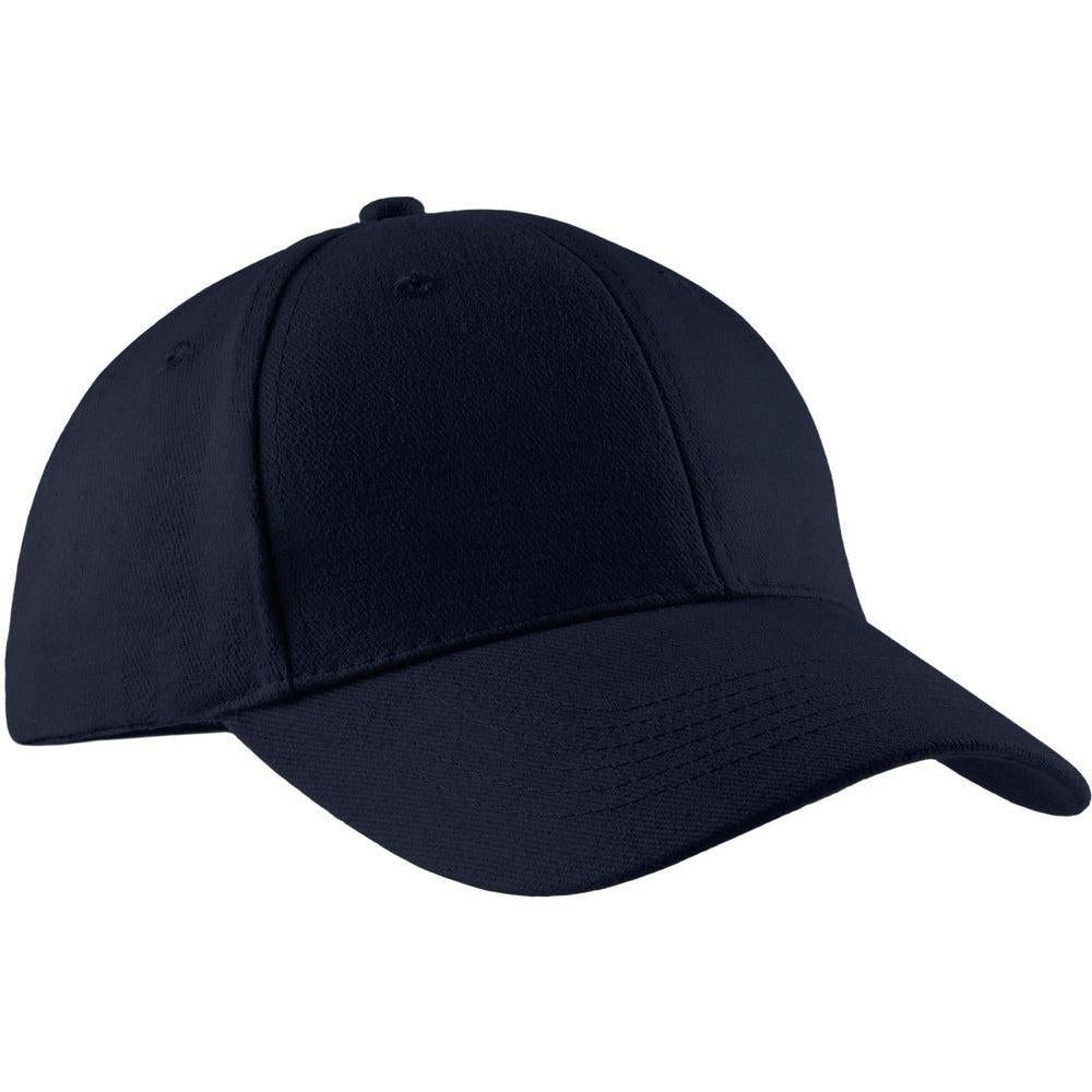 no-logo Port & Company Brushed Twill Cap-Headwear-Port & Company-Thread Logic