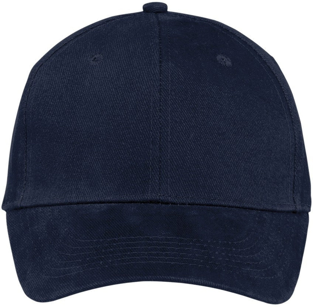 Port & Company Brushed Twill Cap-Regular-Port & Company-Navy-OSFA-Thread Logic