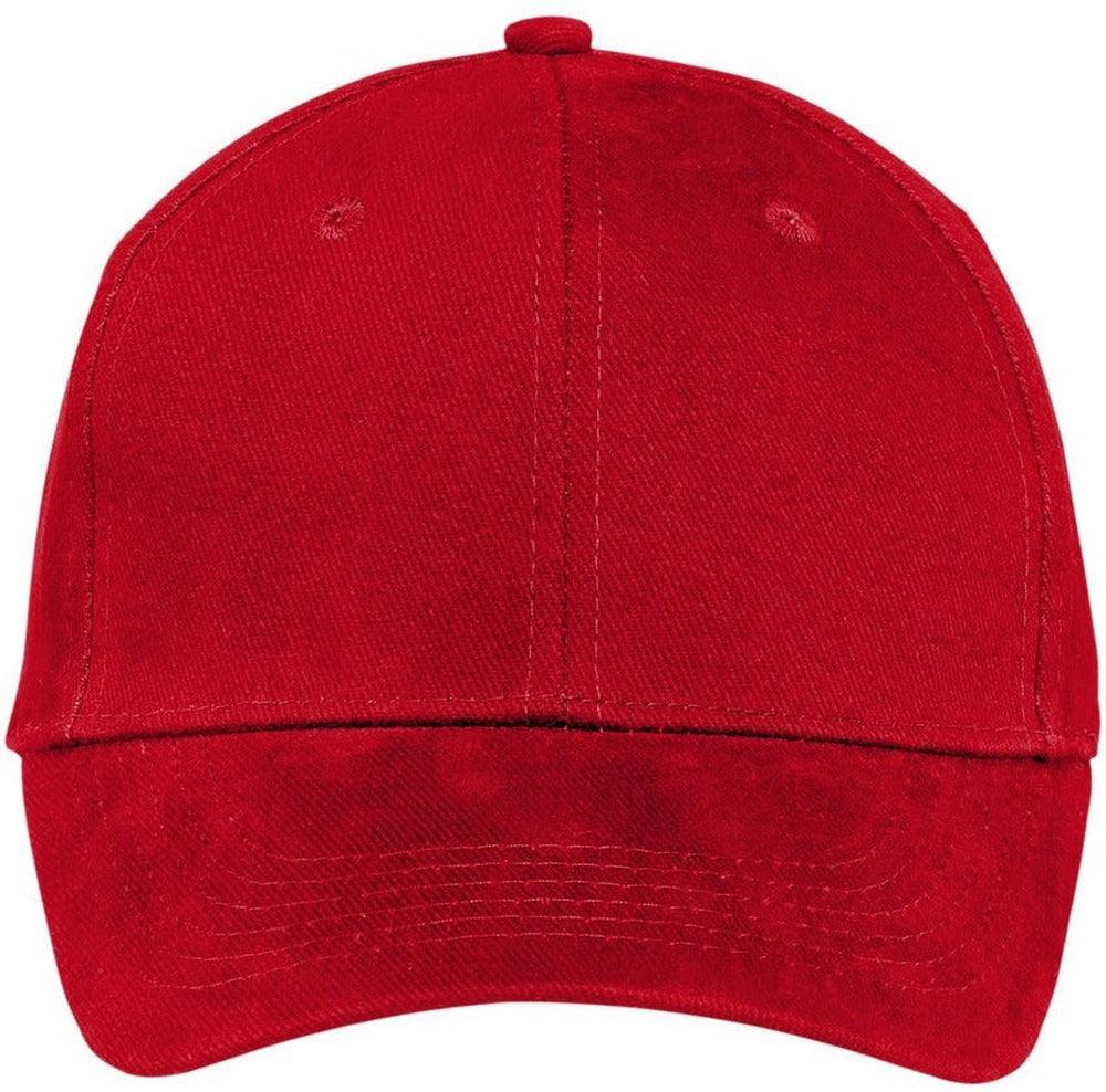 Port & Company Brushed Twill Cap-Regular-Port & Company-Red-OSFA-Thread Logic