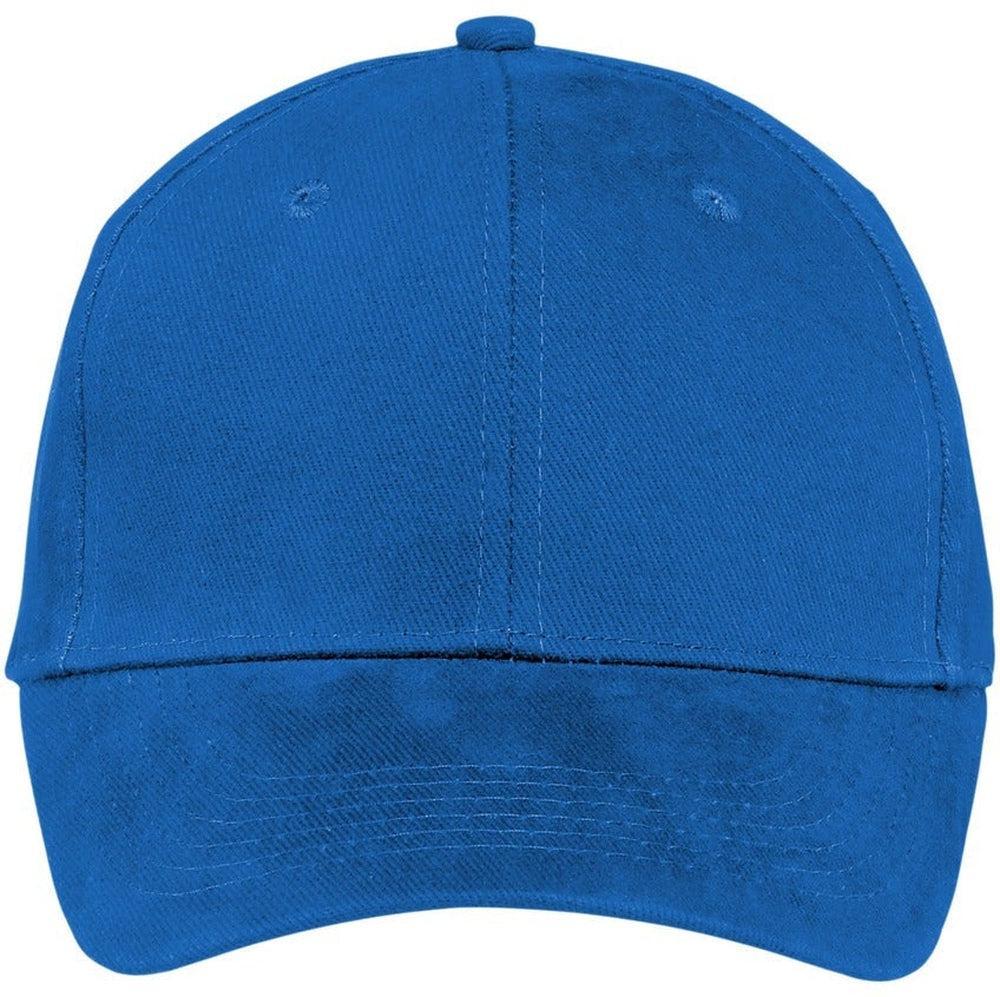Port & Company Brushed Twill Cap-Regular-Port & Company-Royal-OSFA-Thread Logic