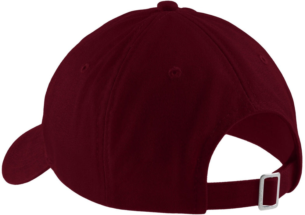 no-logo Port & Company Brushed Twill Low Profile Cap-Regular-Port & Company-Thread Logic