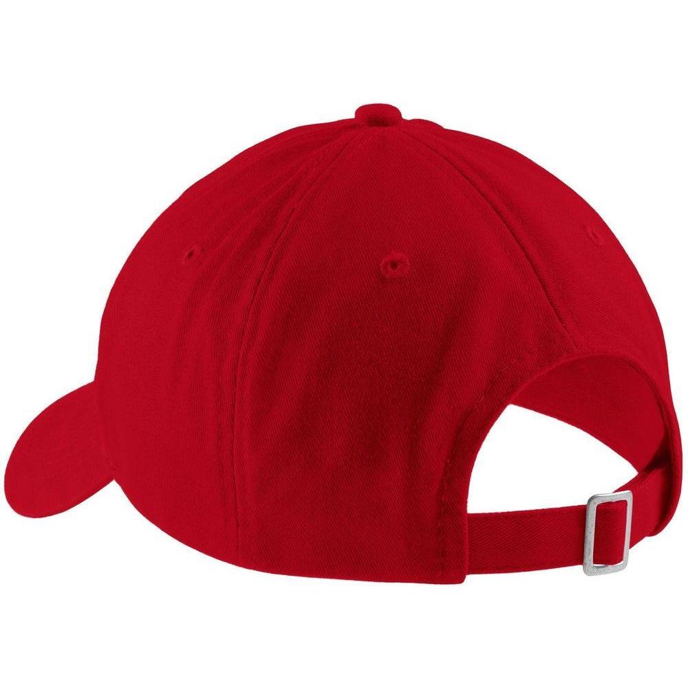 no-logo Port & Company Brushed Twill Low Profile Cap-Headwear-Port & Company-Thread Logic