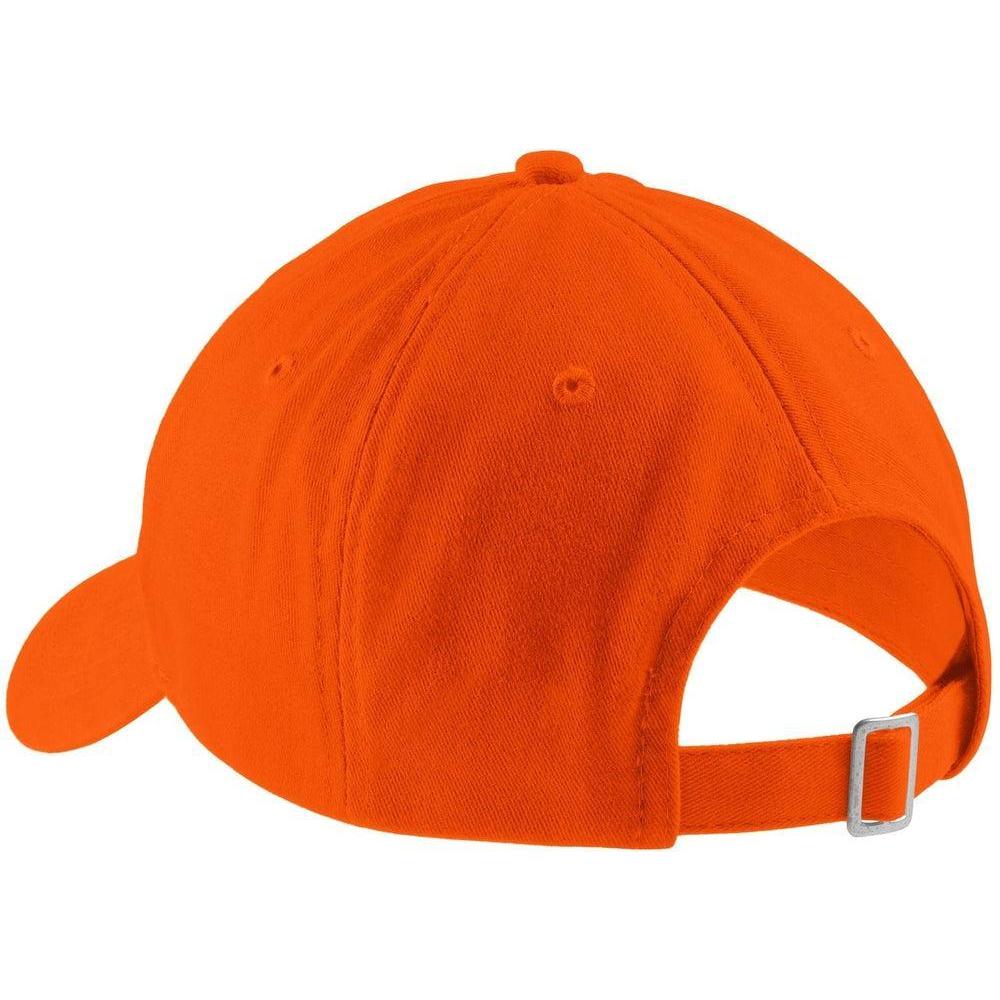 no-logo Port & Company Brushed Twill Low Profile Cap-Headwear-Port & Company-Thread Logic