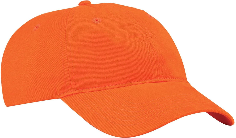 no-logo Port & Company Brushed Twill Low Profile Cap-Regular-Port & Company-Thread Logic