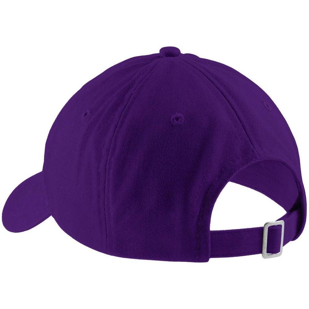 no-logo Port & Company Brushed Twill Low Profile Cap-Headwear-Port & Company-Thread Logic