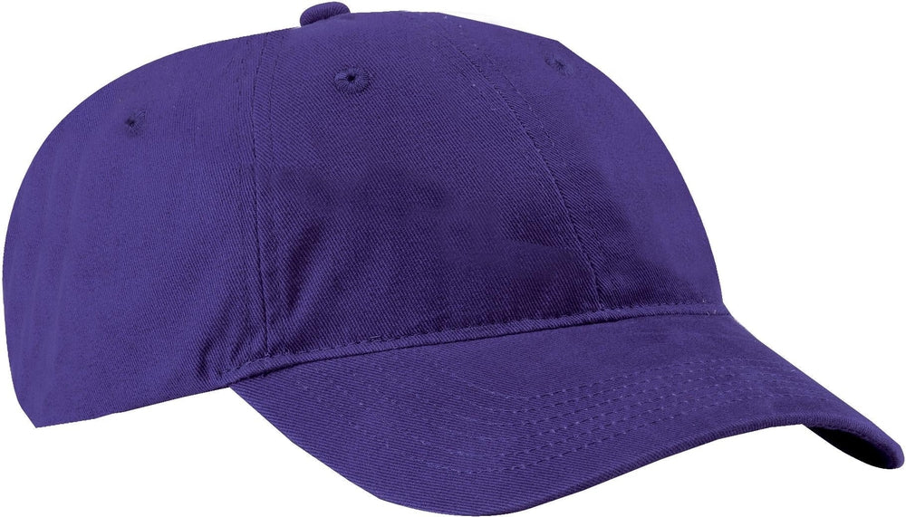 no-logo Port & Company Brushed Twill Low Profile Cap-Regular-Port & Company-Thread Logic
