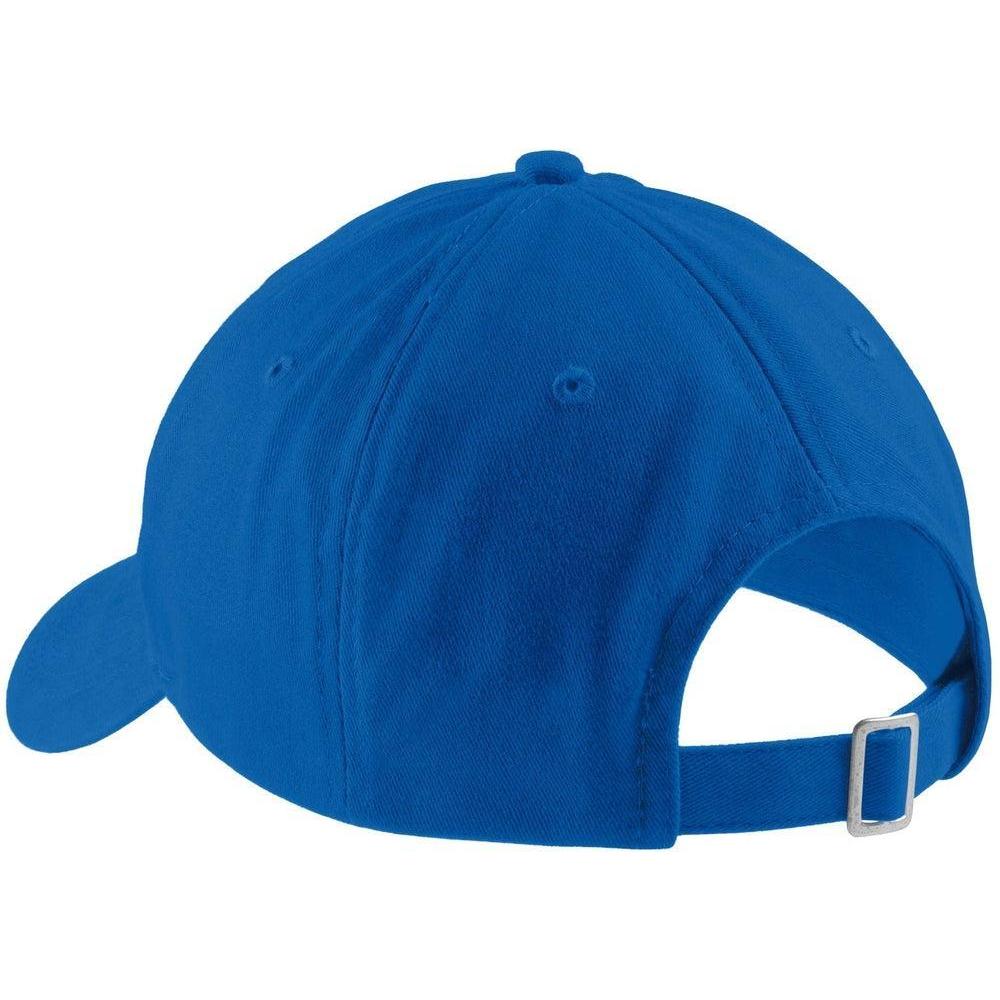 no-logo Port & Company Brushed Twill Low Profile Cap-Headwear-Port & Company-Thread Logic