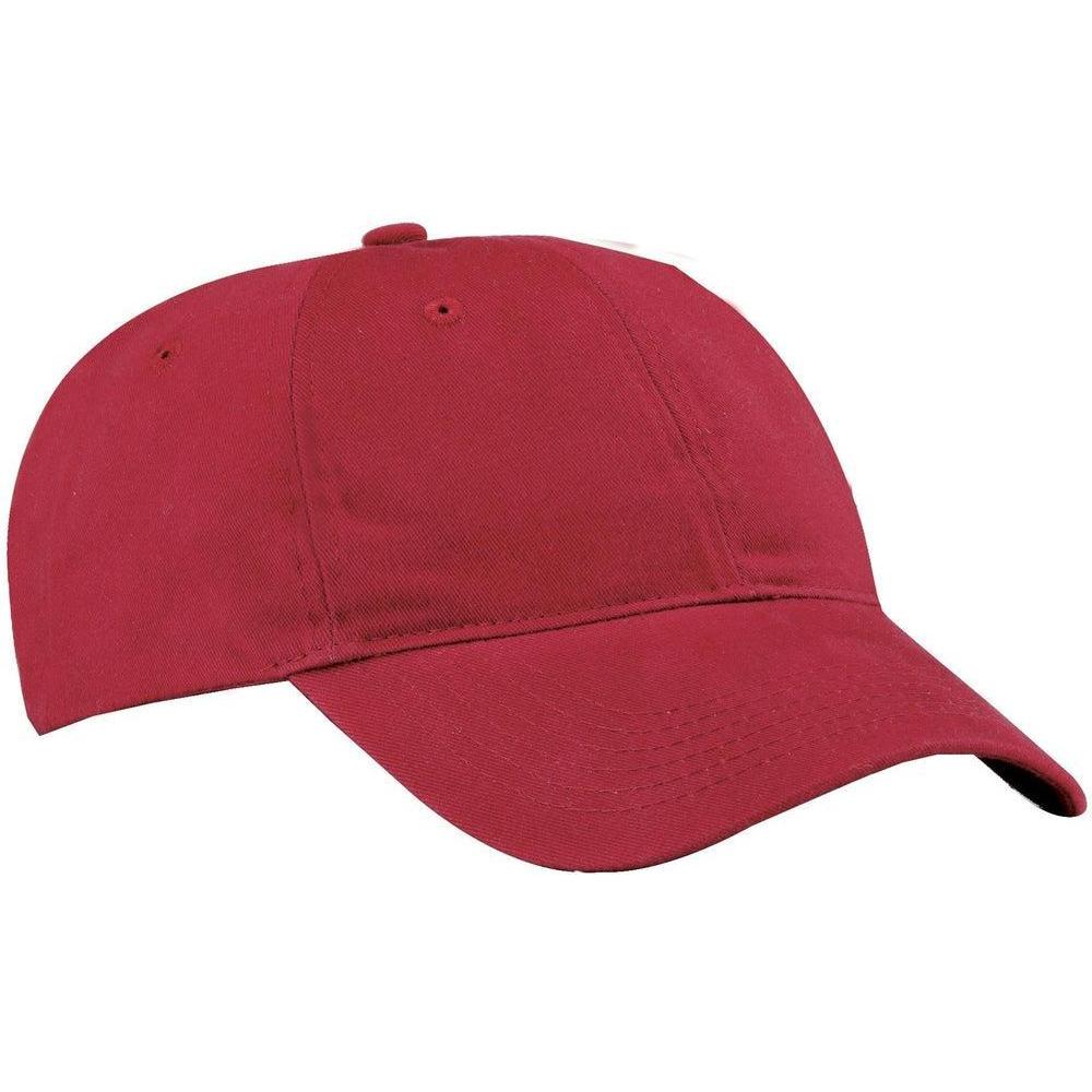 no-logo Port & Company Brushed Twill Low Profile Cap-Headwear-Port & Company-Thread Logic