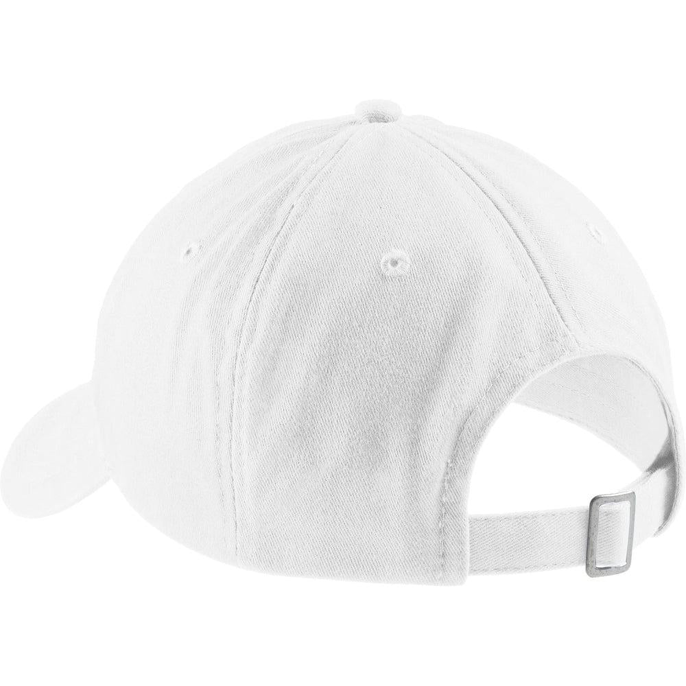no-logo Port & Company Brushed Twill Low Profile Cap-Headwear-Port & Company-Thread Logic