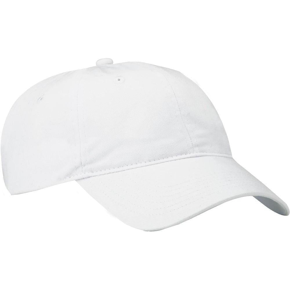 no-logo Port & Company Brushed Twill Low Profile Cap-Headwear-Port & Company-Thread Logic