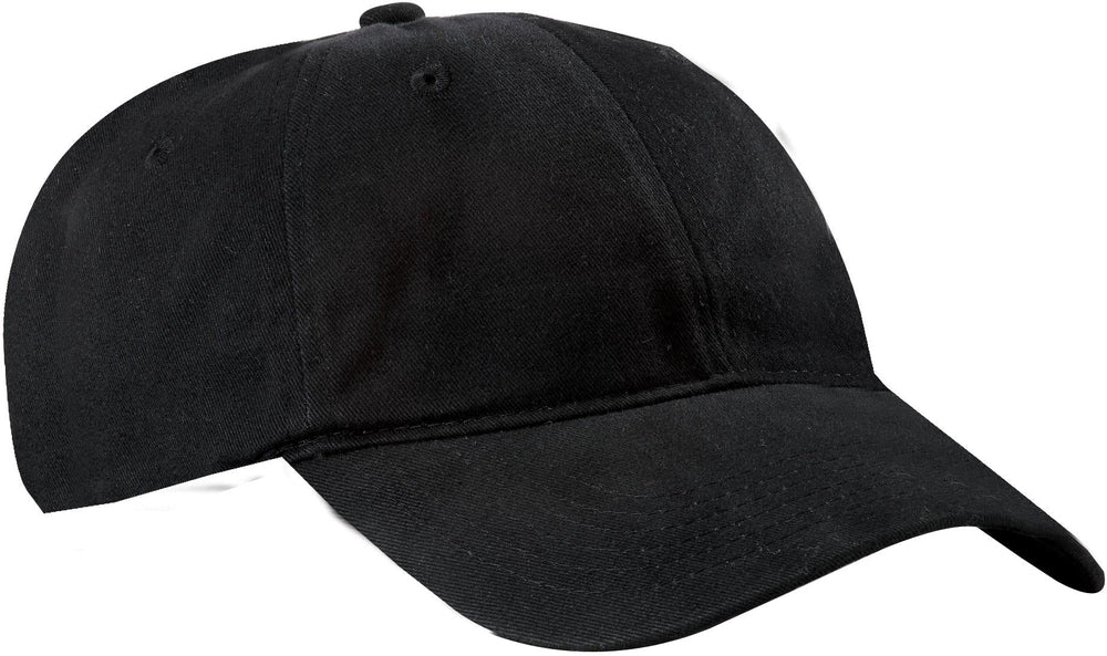 no-logo Port & Company Brushed Twill Low Profile Cap-Regular-Port & Company-Thread Logic