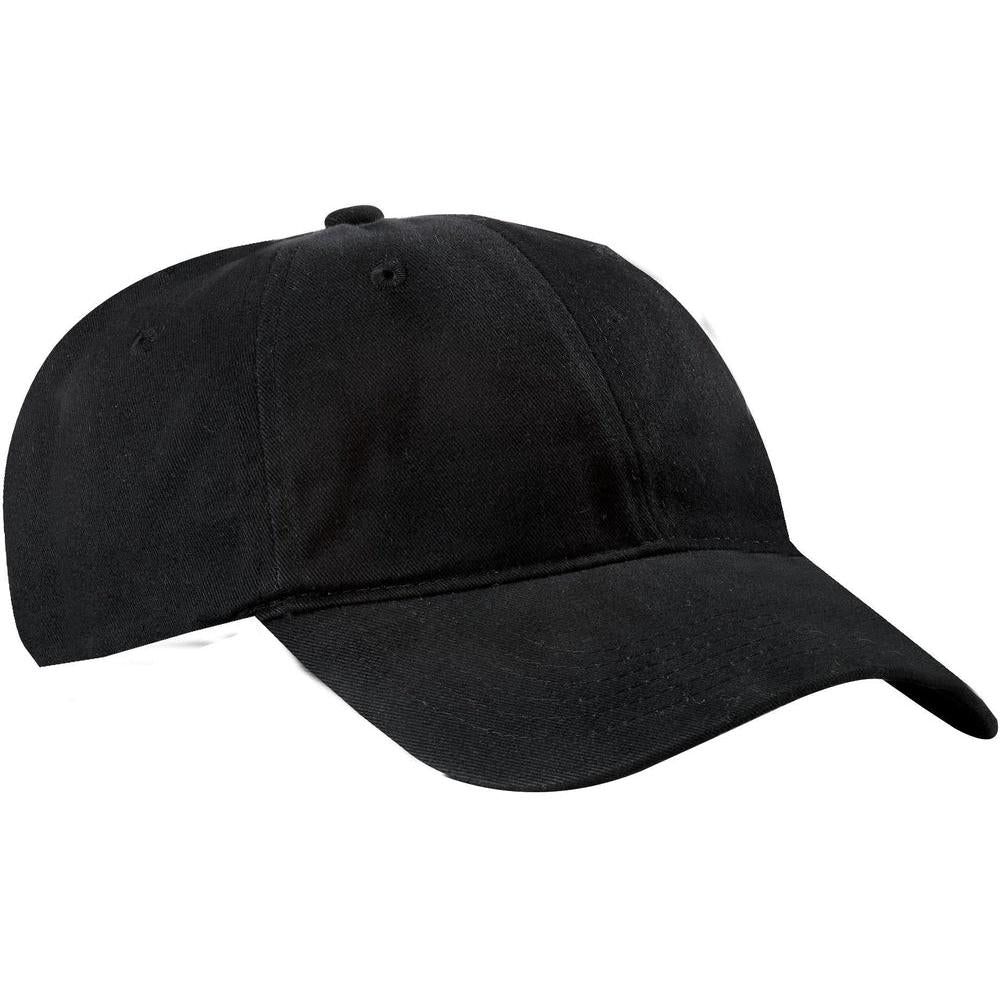 no-logo Port & Company Brushed Twill Low Profile Cap-Headwear-Port & Company-Thread Logic