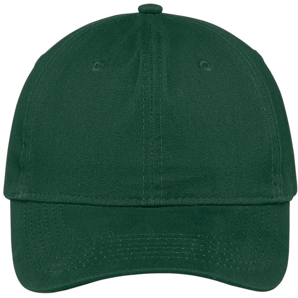 no-logo Port & Company Brushed Twill Low Profile Cap-Headwear-Port & Company-Hunter-OSFA-Thread Logic