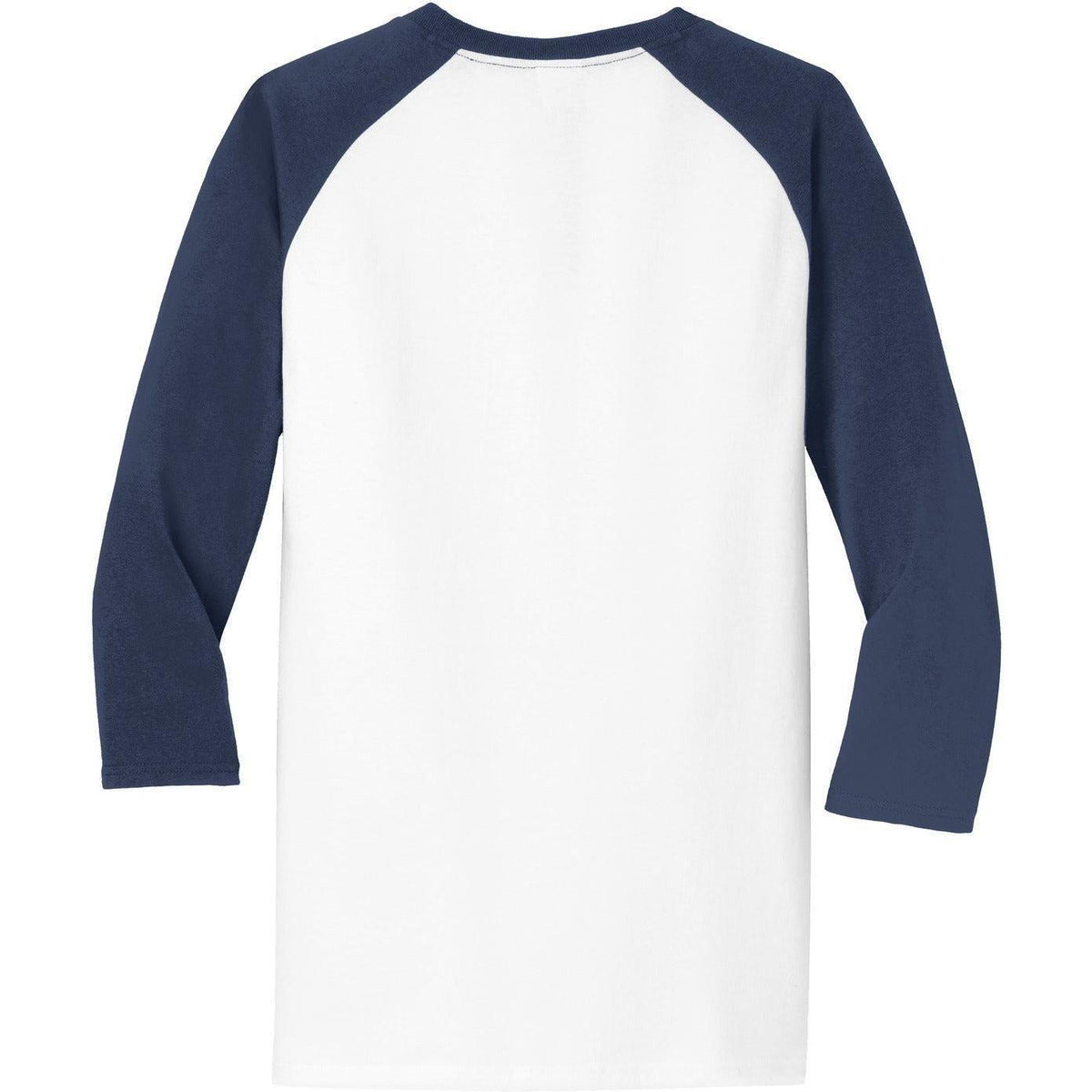 no-logo Port & Company Core Blend 3/4-Sleeve Raglan Tee-Regular-Port & Company-Thread Logic