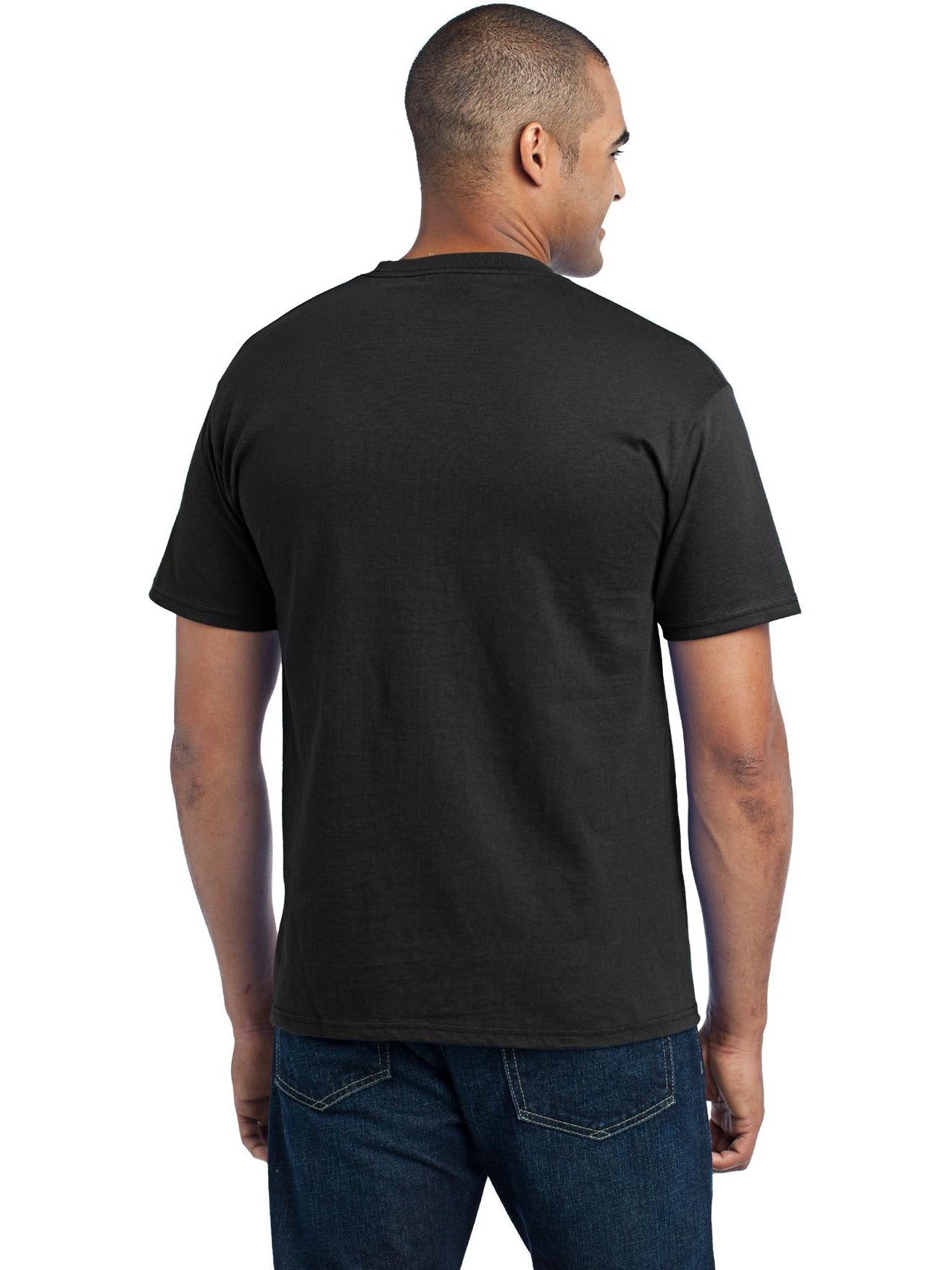 no-logo Port & Company Core Blend Pocket Tee-Regular-Port & Company-Thread Logic
