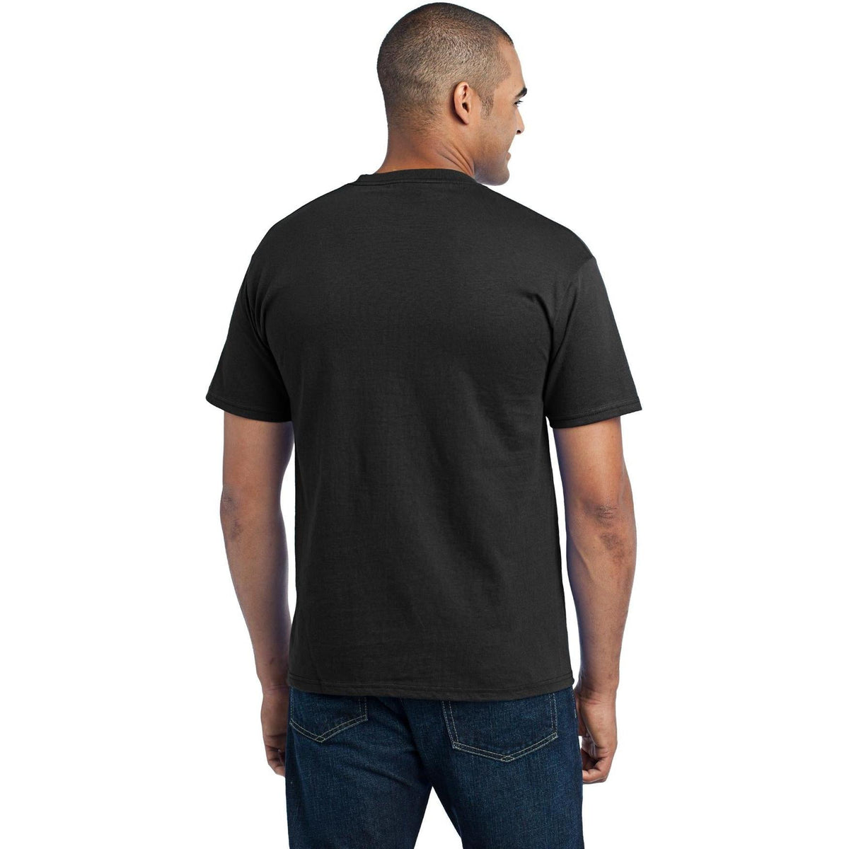 no-logo Port & Company Core Blend Pocket Tee-Regular-Port & Company-Thread Logic