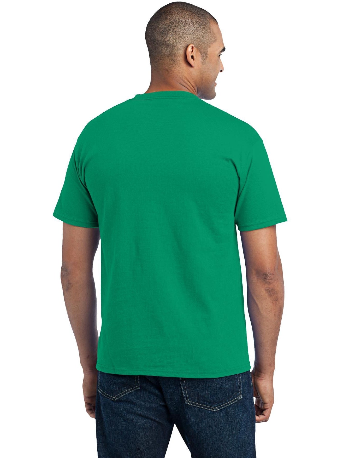 no-logo Port & Company Core Blend Pocket Tee-Regular-Port & Company-Thread Logic