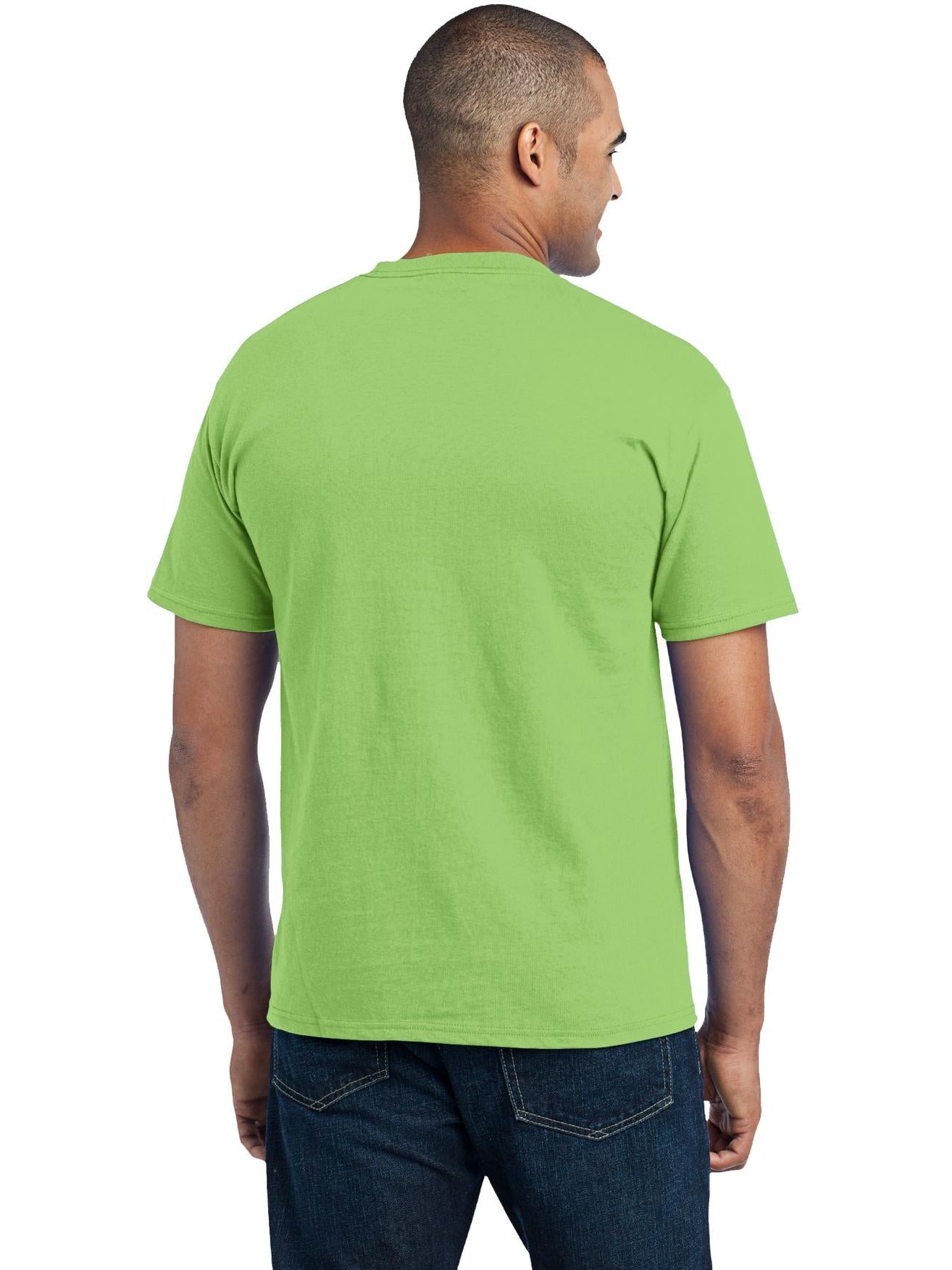 no-logo Port & Company Core Blend Pocket Tee-Regular-Port & Company-Thread Logic