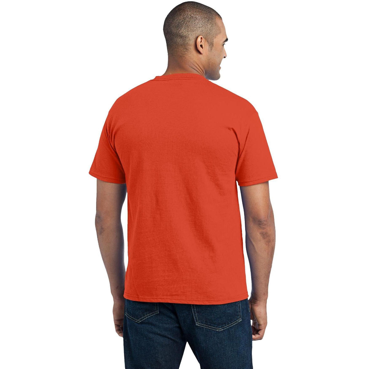no-logo Port & Company Core Blend Pocket Tee-Regular-Port & Company-Thread Logic