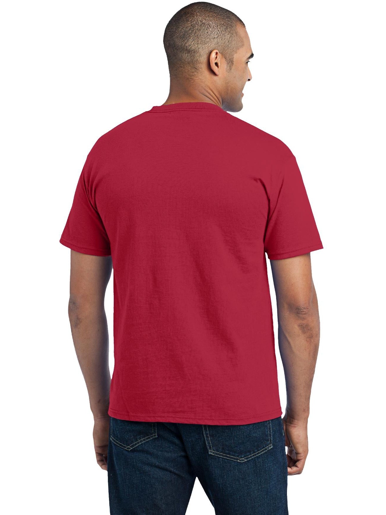 no-logo Port & Company Core Blend Pocket Tee-Regular-Port & Company-Thread Logic