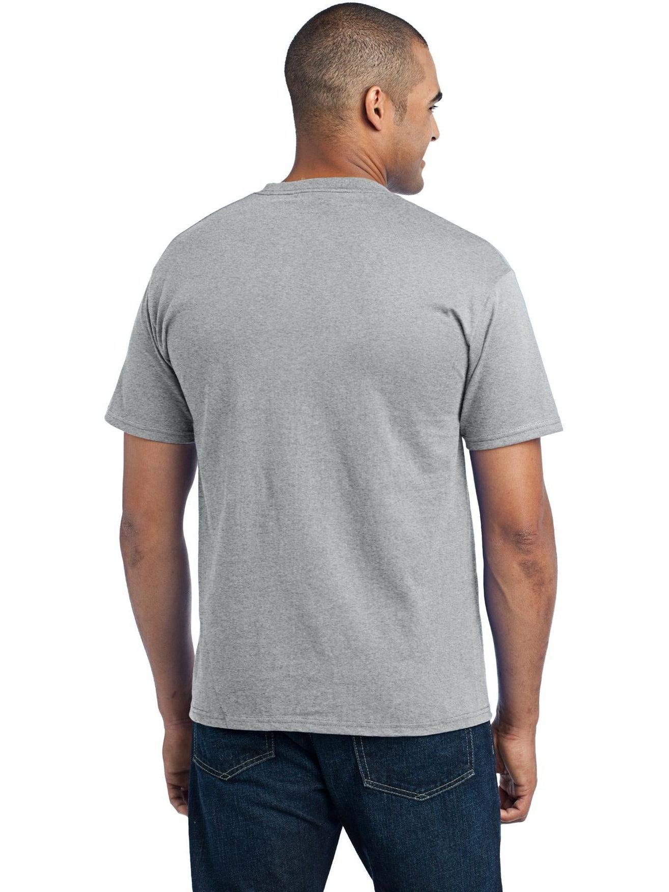 no-logo Port & Company Core Blend Pocket Tee-Regular-Port & Company-Thread Logic