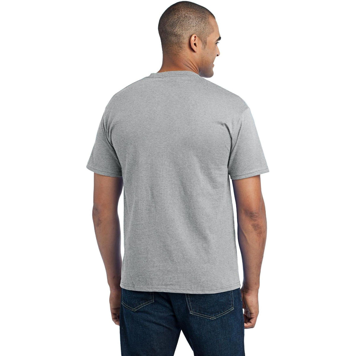 no-logo Port & Company Core Blend Pocket Tee-Regular-Port & Company-Thread Logic