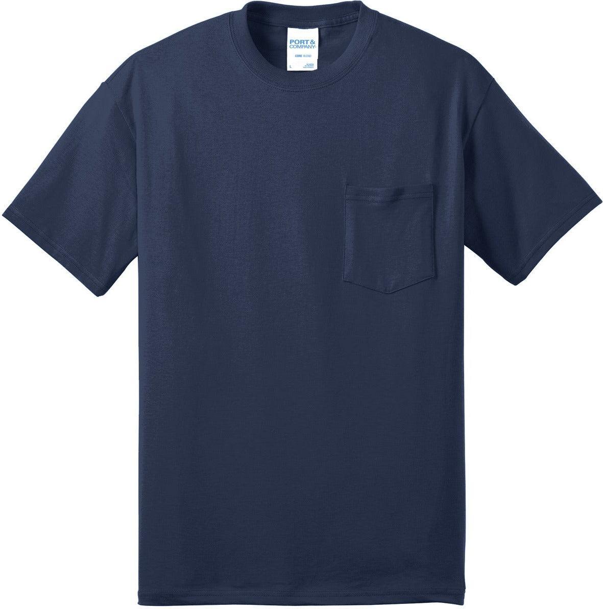 Port & Company Core Blend Pocket Tee