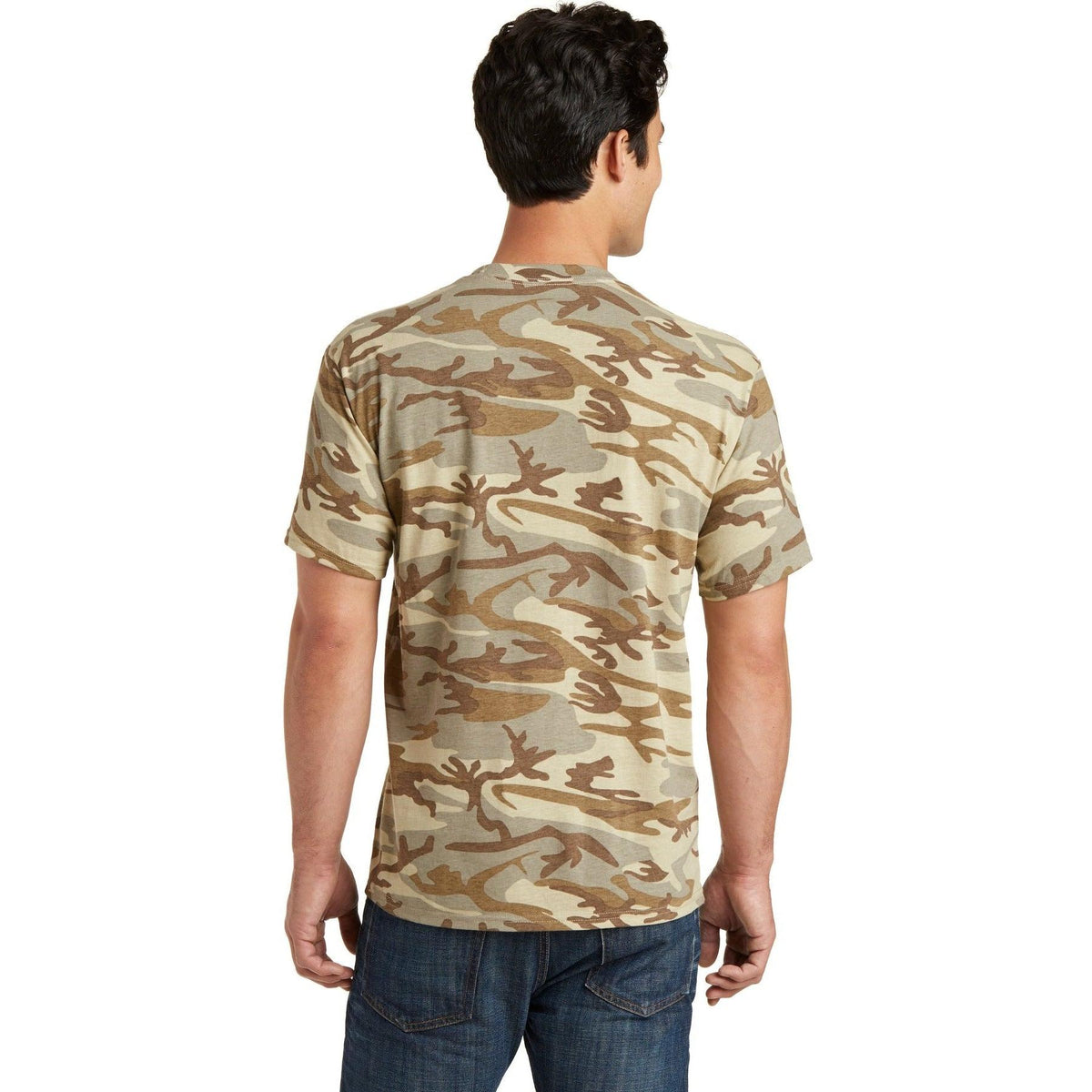 no-logo Port & Company Core Cotton Camo Tee-Regular-Port & Company-Thread Logic