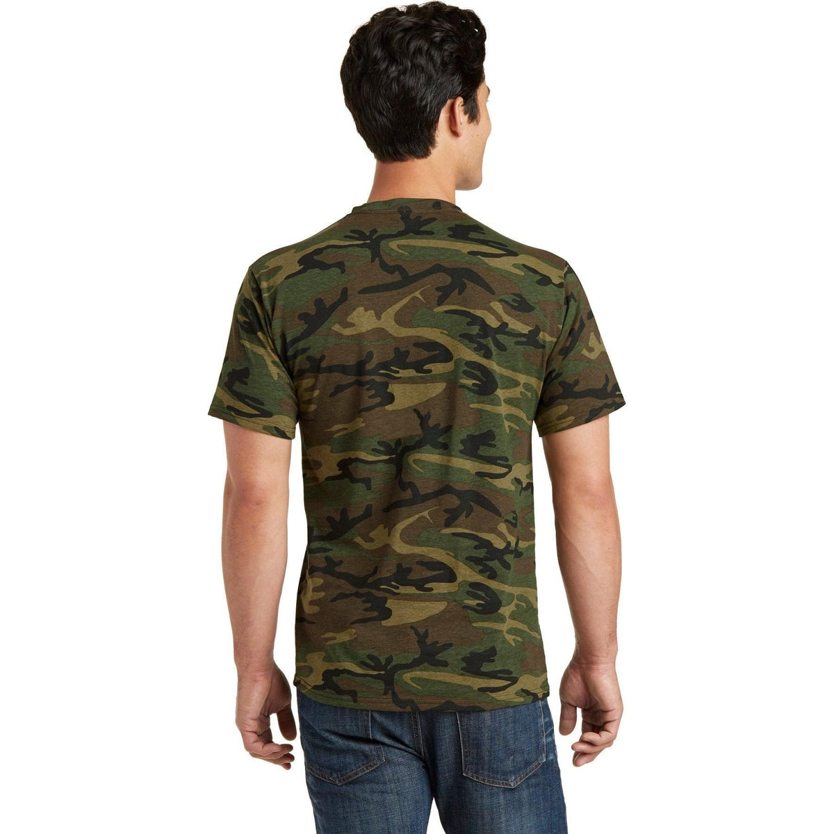 no-logo Port & Company Core Cotton Camo Tee-Regular-Port & Company-Thread Logic