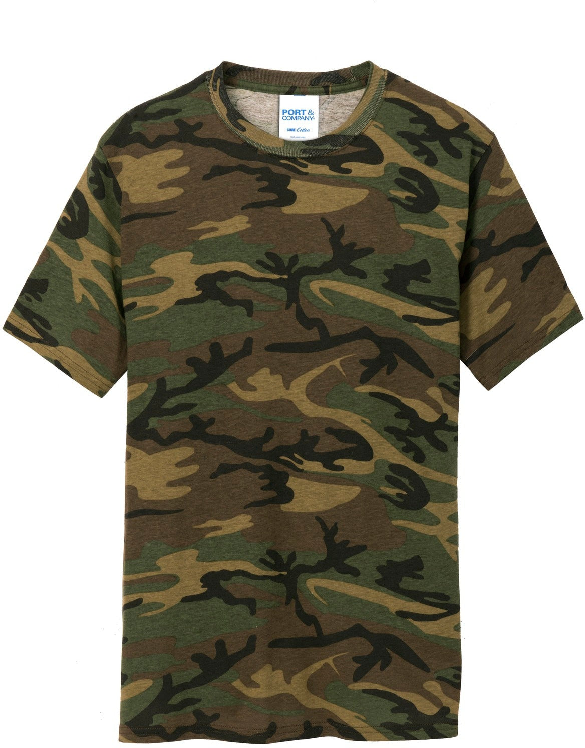 Port & Company Core Cotton Camo Tee