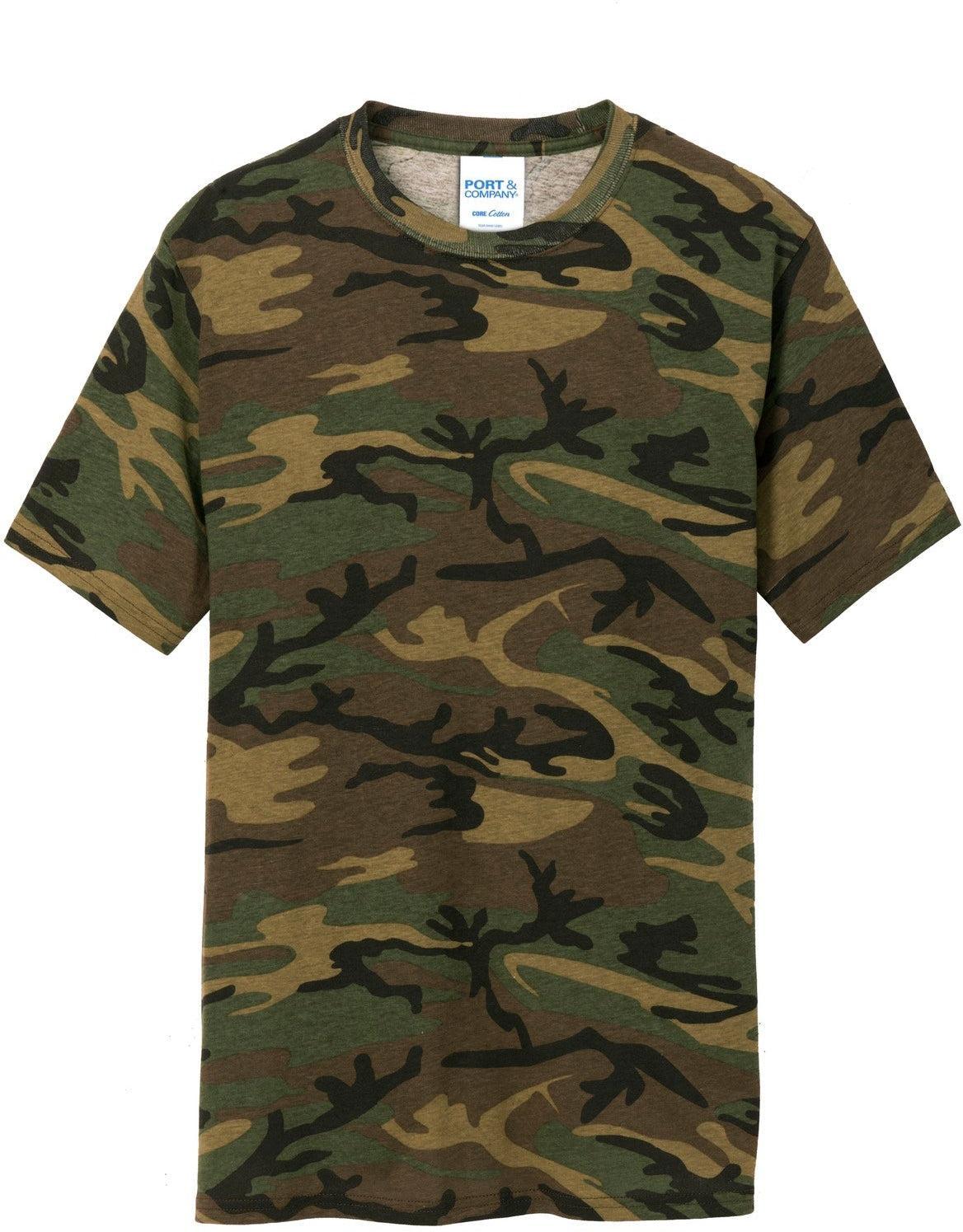 Port & Company Core Cotton Camo Tee