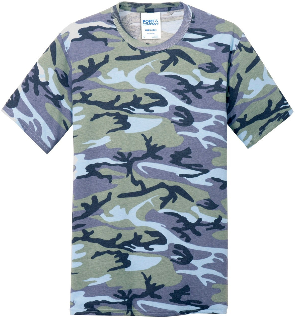 Port & Company Core Cotton Camo Tee