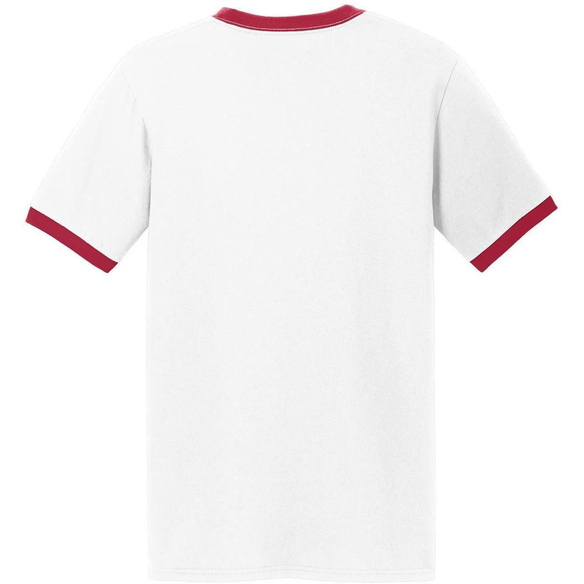 no-logo Port & Company Core Cotton Ringer Tee-Regular-Port & Company-Thread Logic
