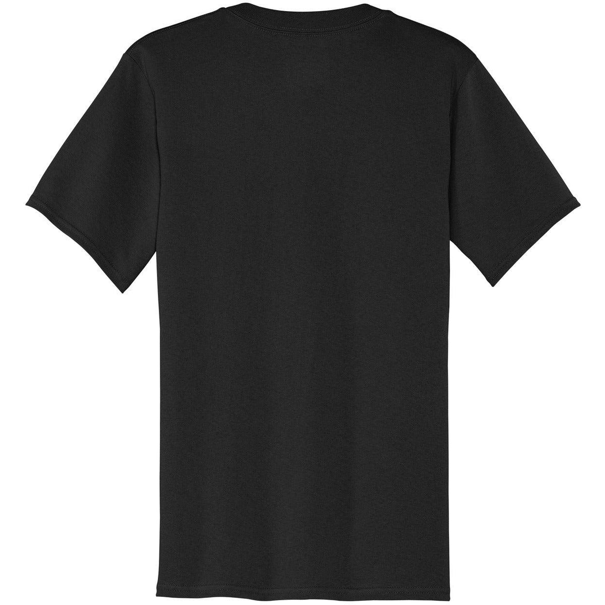no-logo Port & Company Core Cotton V-Neck Tee-Regular-Port & Company-Thread Logic
