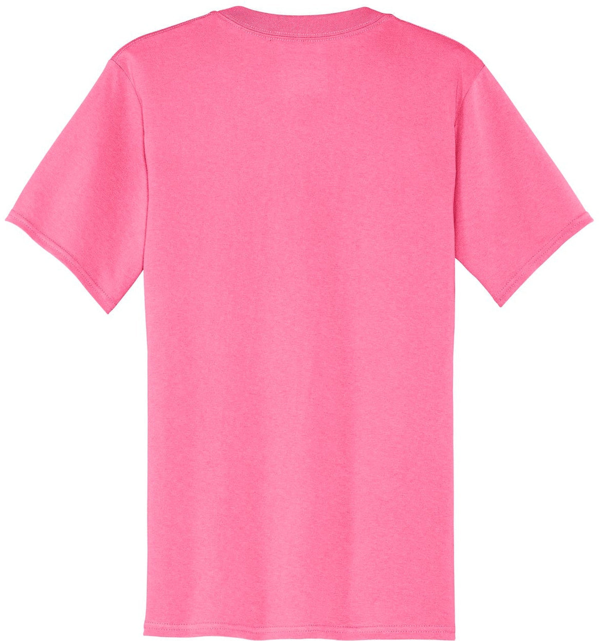 no-logo Port & Company Core Cotton V-Neck Tee-Regular-Port & Company-Thread Logic