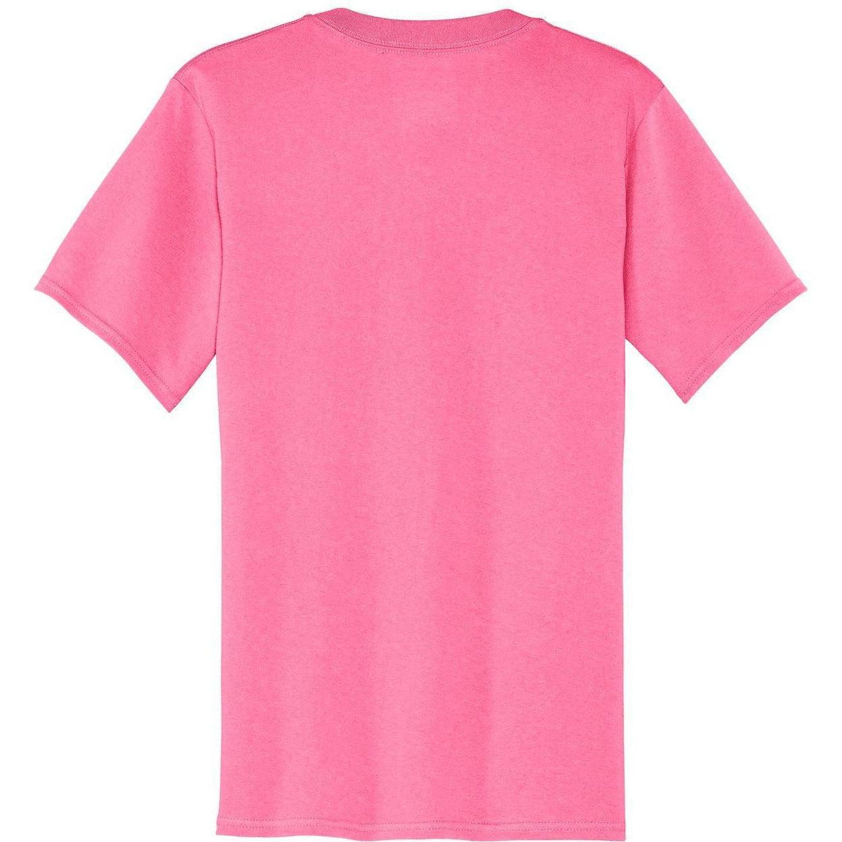 no-logo Port & Company Core Cotton V-Neck Tee-Regular-Port & Company-Thread Logic
