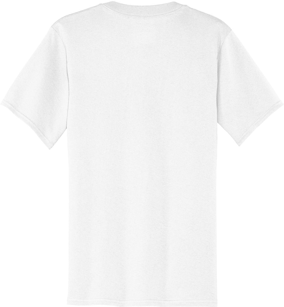 no-logo Port & Company Core Cotton V-Neck Tee-Regular-Port & Company-Thread Logic