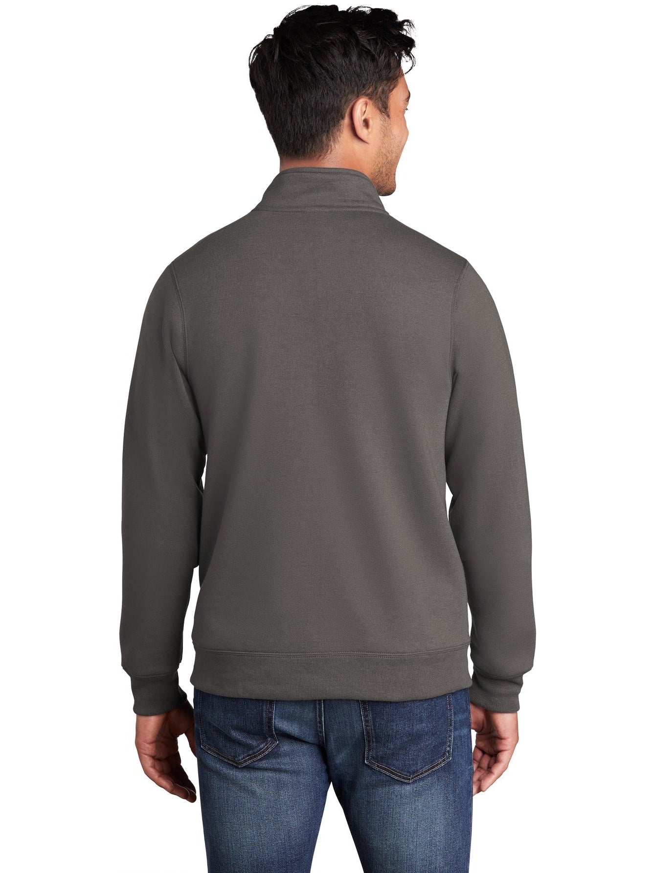 no-logo Port & Company Core Fleece Cadet Full-Zip Sweatshirt-Regular-Port & Company-Thread Logic
