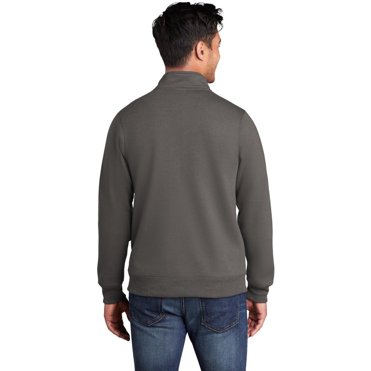 no-logo Port & Company Core Fleece Cadet Full-Zip Sweatshirt-Regular-Port & Company-Thread Logic