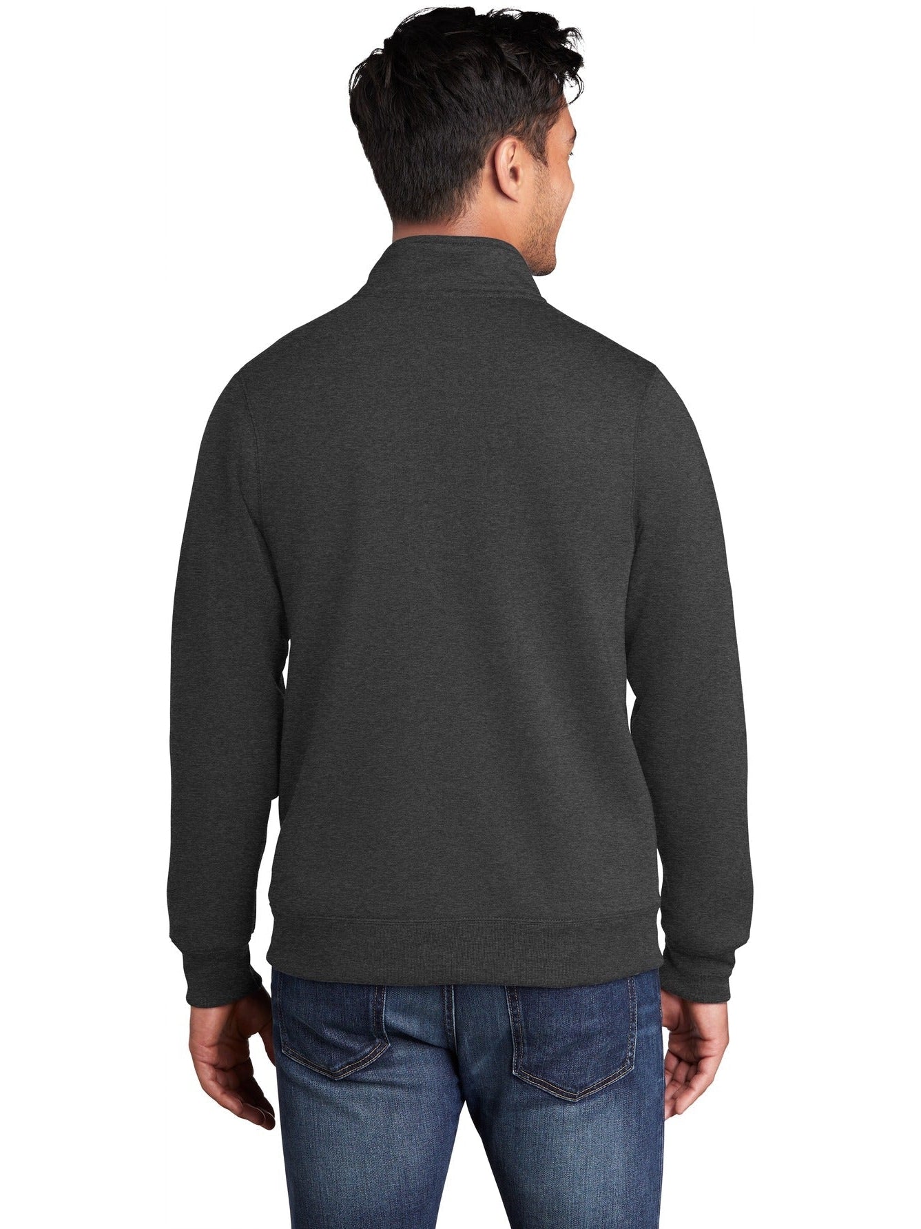 no-logo Port & Company Core Fleece Cadet Full-Zip Sweatshirt-Regular-Port & Company-Thread Logic