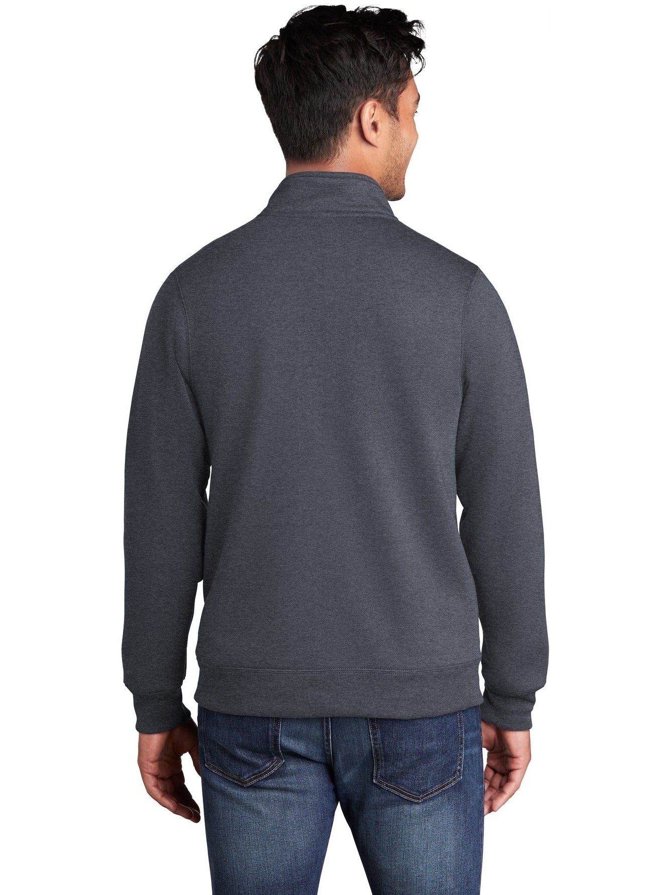 no-logo Port & Company Core Fleece Cadet Full-Zip Sweatshirt-Regular-Port & Company-Thread Logic