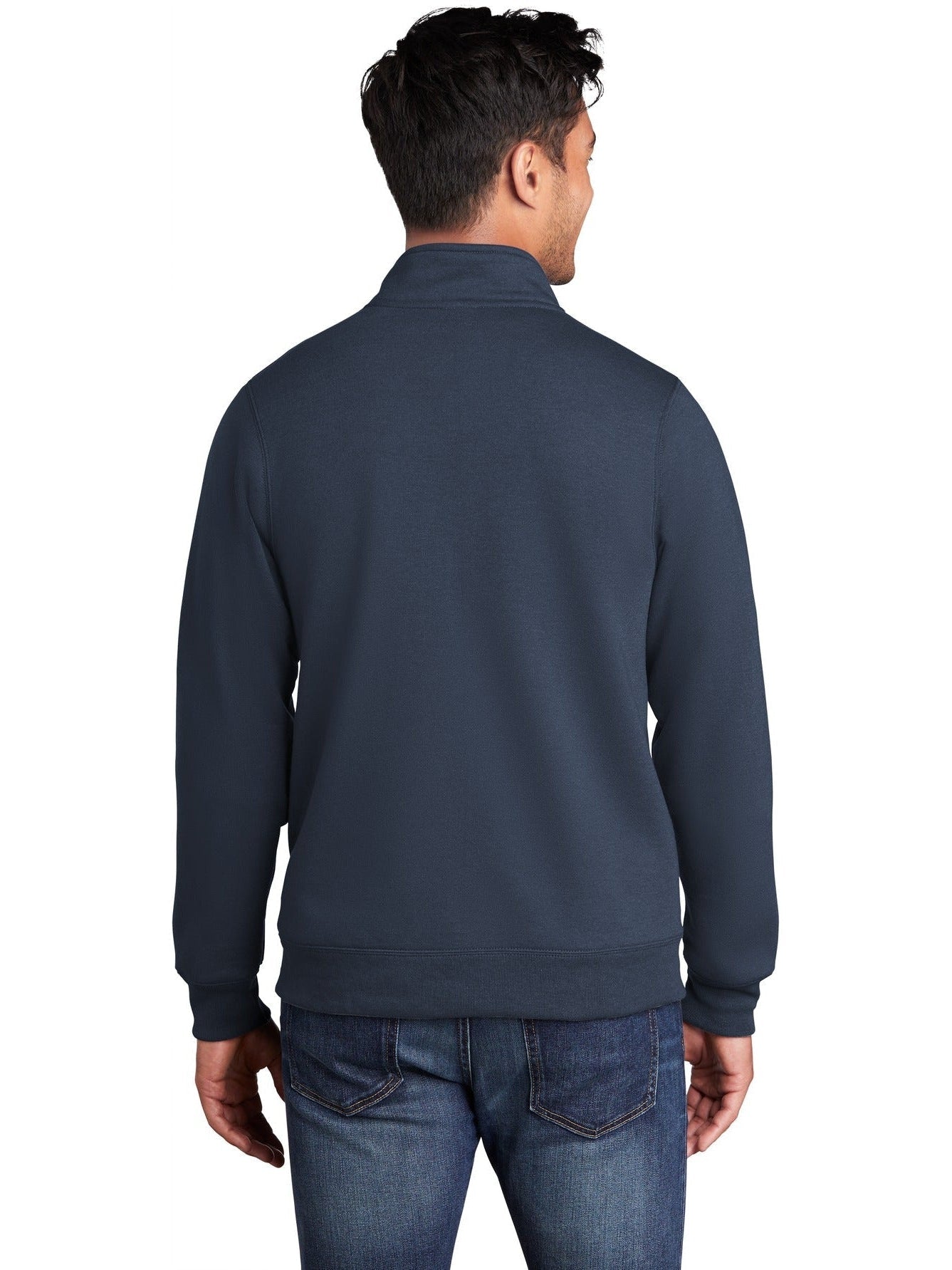 no-logo Port & Company Core Fleece Cadet Full-Zip Sweatshirt-Regular-Port & Company-Thread Logic