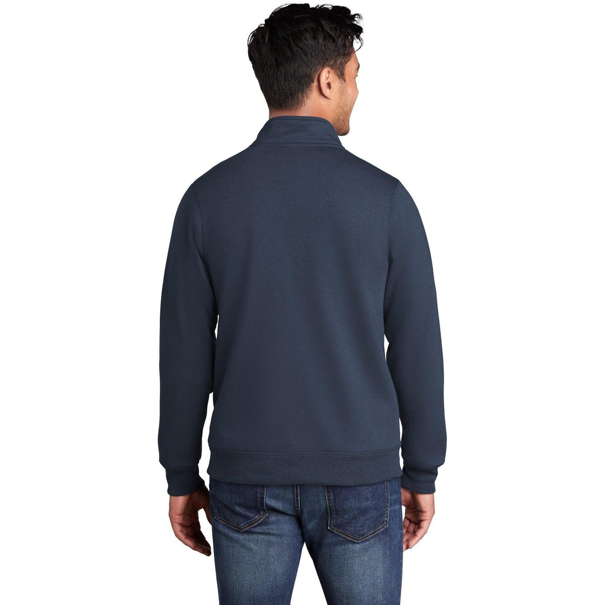 no-logo Port & Company Core Fleece Cadet Full-Zip Sweatshirt-Regular-Port & Company-Thread Logic